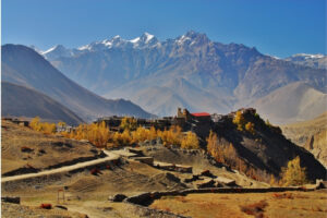 Himalaya bjergene i Nepal